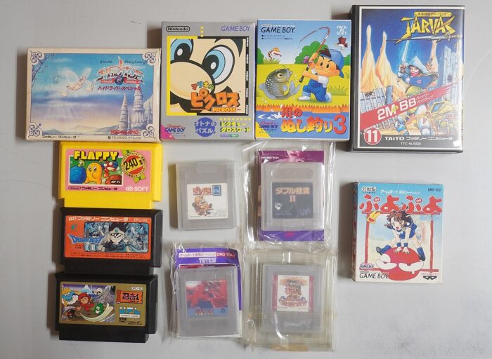 ファミコン、ゲームボーイ等のソフト